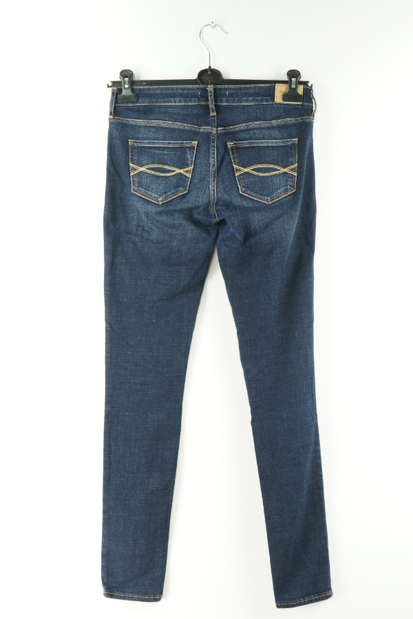 Spodnie granatowe jeansowe  - ABERCROMBIE & FITCH zdjęcie 2