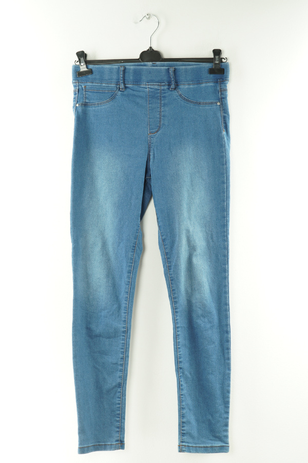 Spodnie niebieskie jeansowe skinny - PEP&CO zdjęcie 1