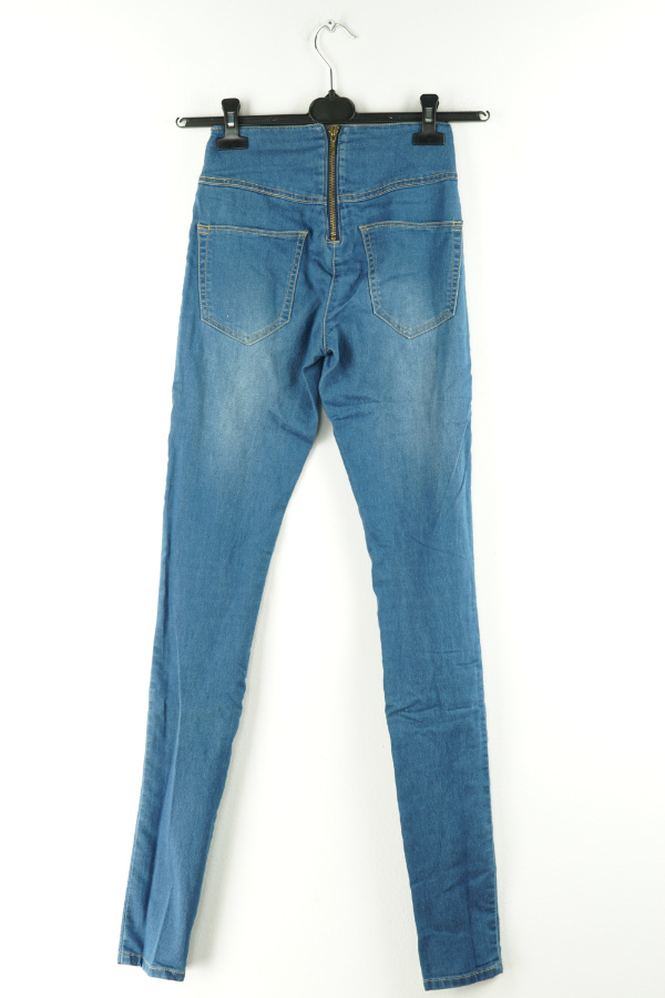 Spodnie jeansowee niebieskie cieniowane - VERO MODA zdjęcie 2