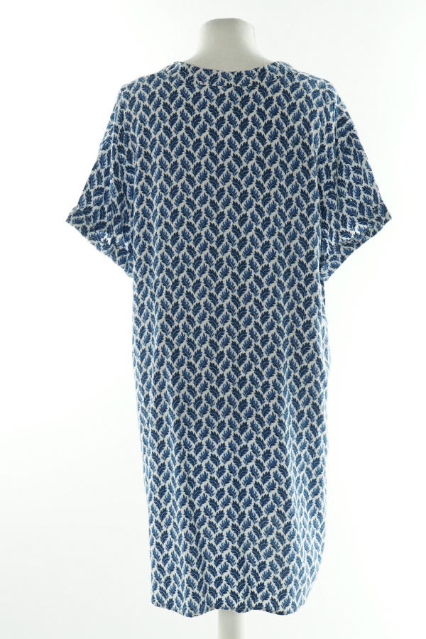 Sukienka biała w niebieskie liście - H&M zdjęcie 2