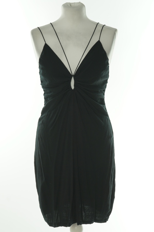 Sukienka czarna na ramiączkach  - H&M zdjęcie 1