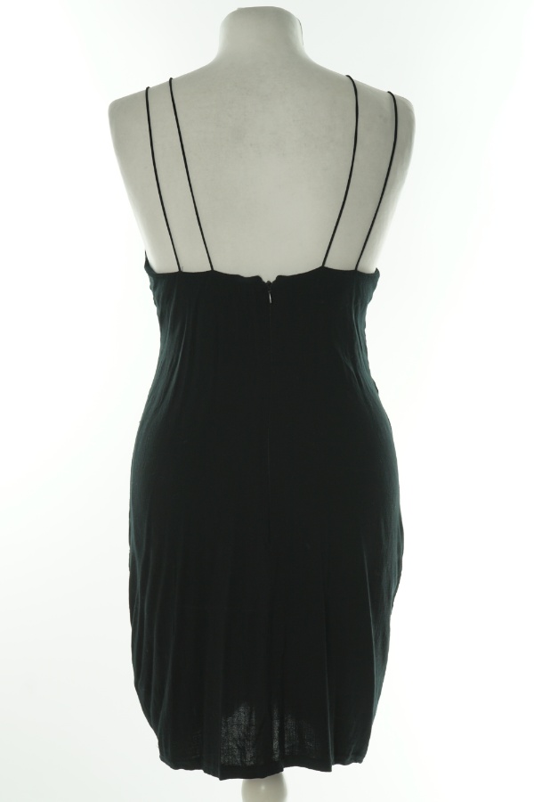 Sukienka czarna na ramiączkach  - H&M zdjęcie 2