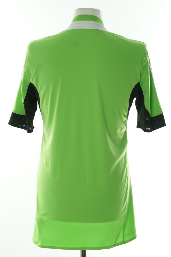 Koszulka zielona męska sportowa ADIDAS - ADIDAS zdjęcie 2