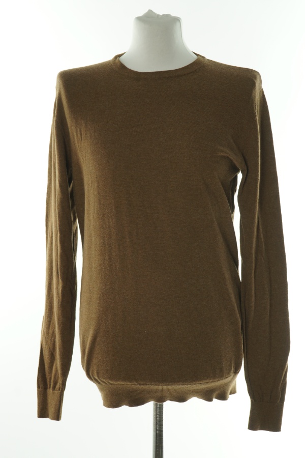 Sweterek brązowy męski  - DRESSMANN zdjęcie 1