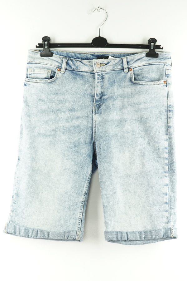 Spodenki krótkie jeansowe niebieskie - F&F zdjęcie 1