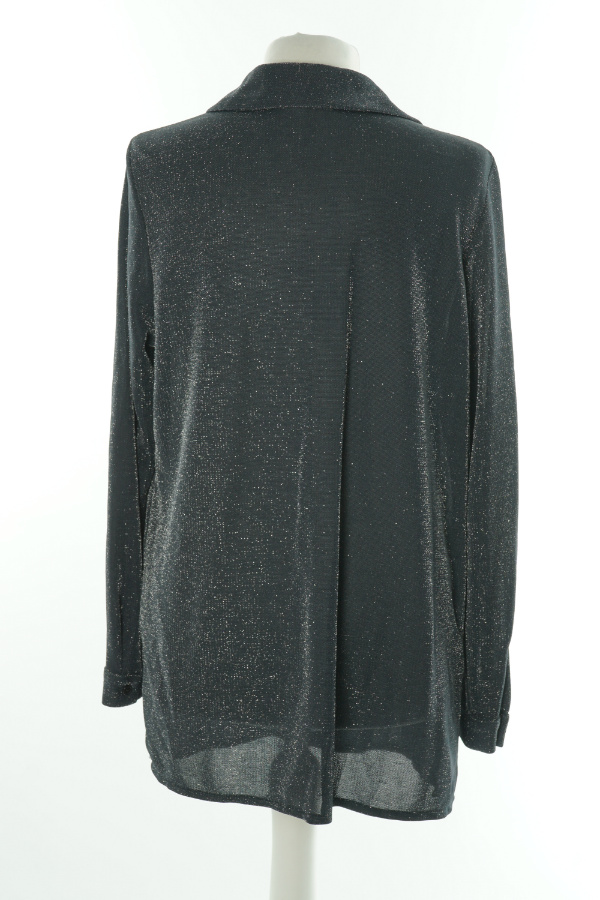 Koszula czarna sweterkowa ze srebrną nitką - DOROTHY PERKINS zdjęcie 2
