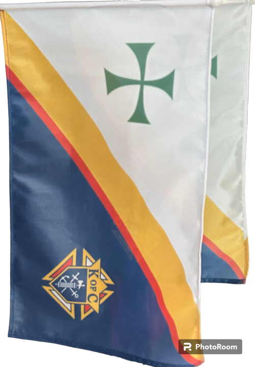 Flaga Zakonu - mała 50x30 cm  / Drapeau de l'Ordre zdjęcie 2
