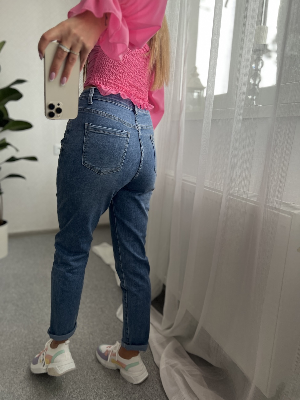 Spodnie jeansowe MOM FIT - Jenny zdjęcie 3