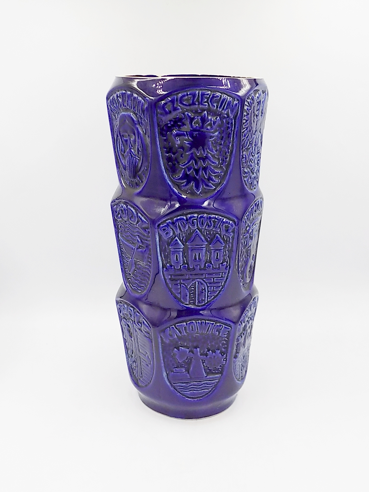 wz.633 wazon z herbami Włocławek Jan Sowiński zdjęcie 1