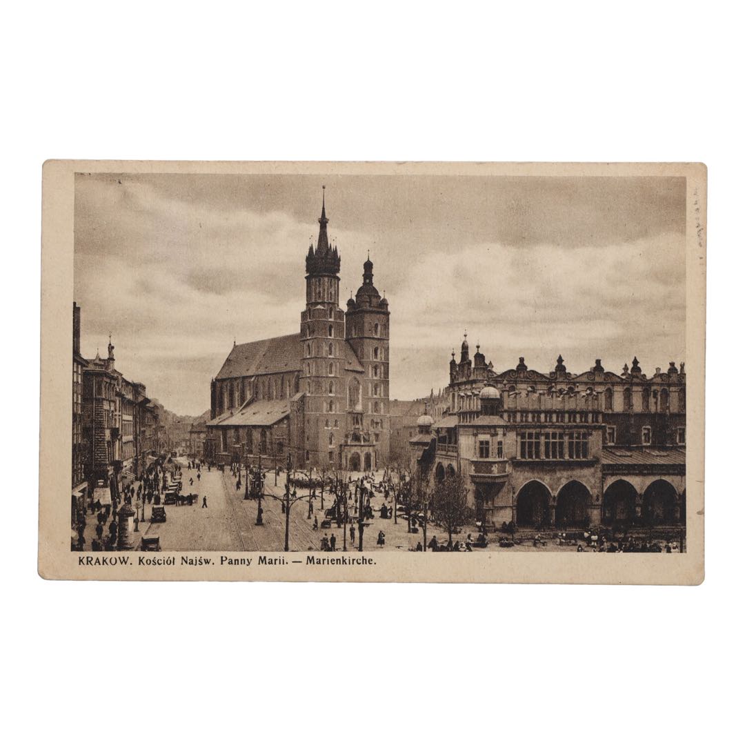 Autentyczna Pocztówka z Krakowa z Okresu II Wojny Światowej zdjęcie 1