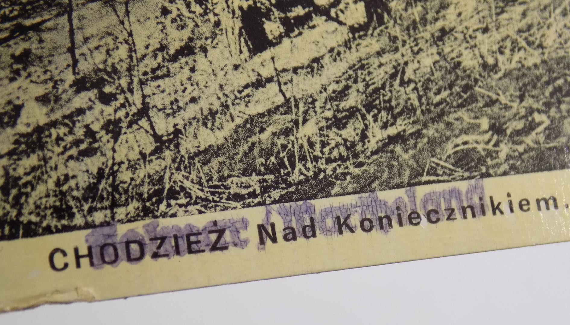 CHODZIEŻ Nad Koniecznikiem Pocztówka zdjęcie 4