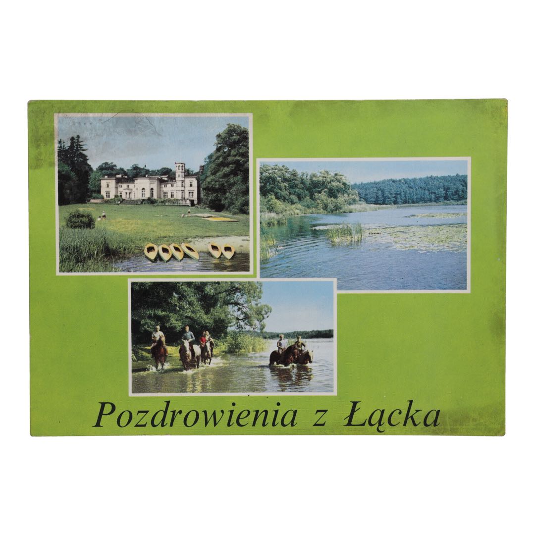 Łąck 1977 r pocztówka PRL zdjęcie 1