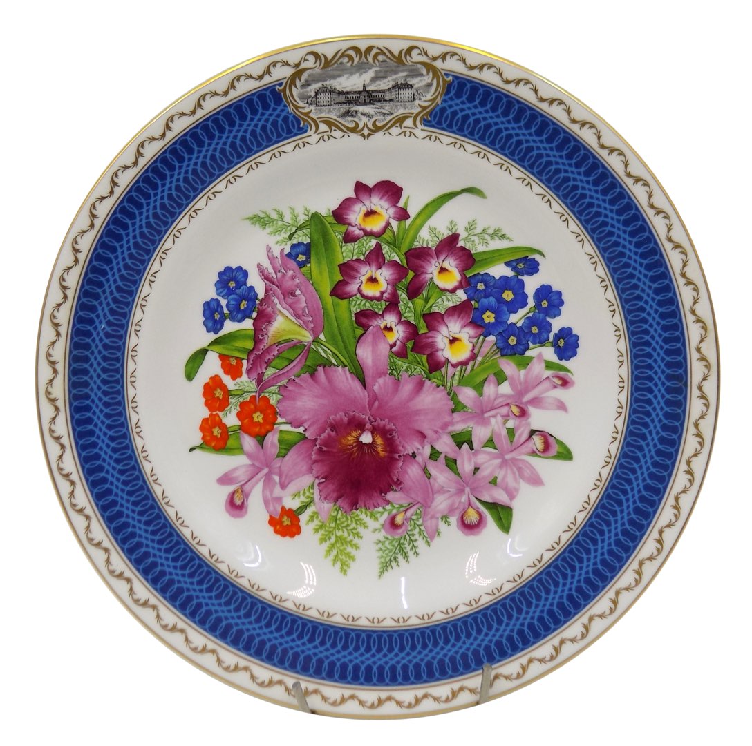 Talerz kolekcjonerski Chelsea Flower Show Plate England 1985 rok zdjęcie 1