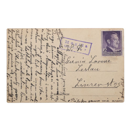 Autentyczna Pocztówka z Krakowa z Okresu II Wojny Światowej zdjęcie 2