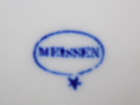 Talerz MEISSEN C. Teichert wzór cebulowy zdjęcie 4
