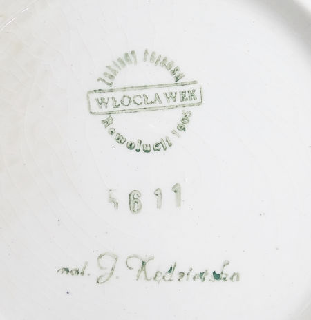 wz.186 talerz deserowy Włocławek J.Kędzierska E.Piwek zdjęcie 3