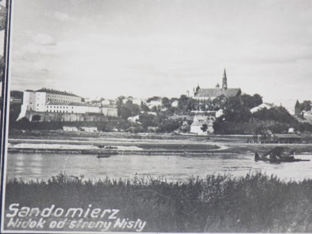 SANDOMIERZ pocztówka świąteczna Wielkanoc 1958 zdjęcie 3