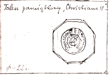 Wzór 1017 - Talerz pamiątkowy "Christian IV" zdjęcie 2