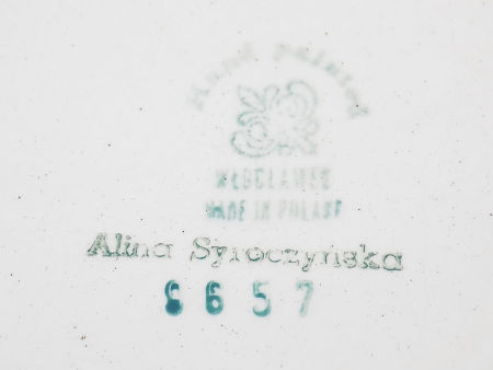 talerz dekoracyjny Włocławek Alina Syroczyńska zdjęcie 2