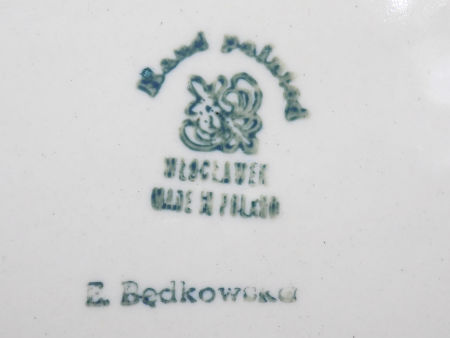 talerz deserowy Włocławek Z.Będkowska zdjęcie 2