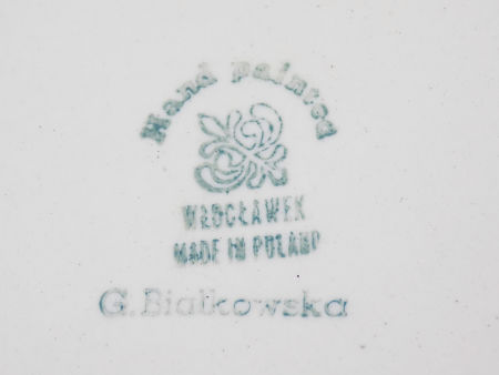 talerz deserowy Włocławek G.Białkowska zdjęcie 2