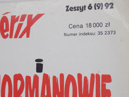 Komiks ASTERIX i Normanowie zeszyt 6(9)1992 zdjęcie 2