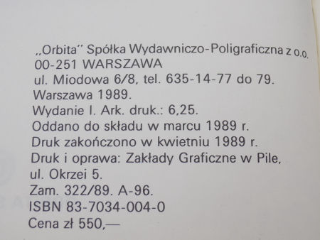 Komiks Thorgal Kraina QA wyd.I 1989 r zdjęcie 2