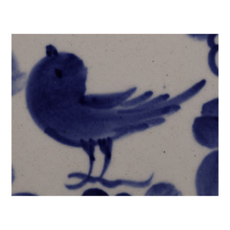 Fajans WŁOCŁAWEK talerz dekoracyjny ptaszek SZYDŁOWSKA zdjęcie 4