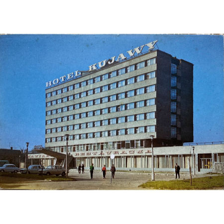 Pocztówka z Włocławka Hotel Kujawy zdjęcie 1