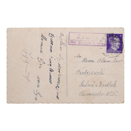 Pocztówka świąteczna z okresu II Wojny Światowej zdjęcie 2