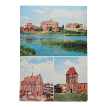 Pocztówka z Malborka Zamek Krzyżacki zdjęcie 1