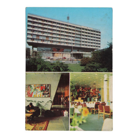 Stara pocztówka Hotel Skanpol Kołobrzeg 1976 zdjęcie 1
