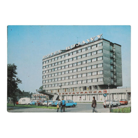 Stara Pocztówka Włocławek Widok na Hotel Kujawy  zdjęcie 1