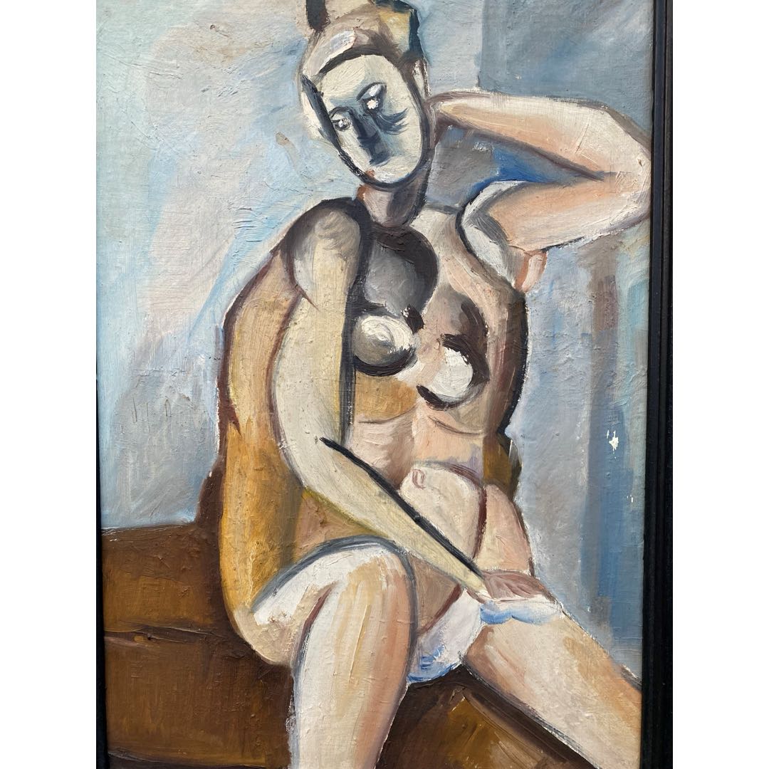 Pablo Picasso (1881-1973) Akt Kobiety siedzącej Kopia zdjęcie 2