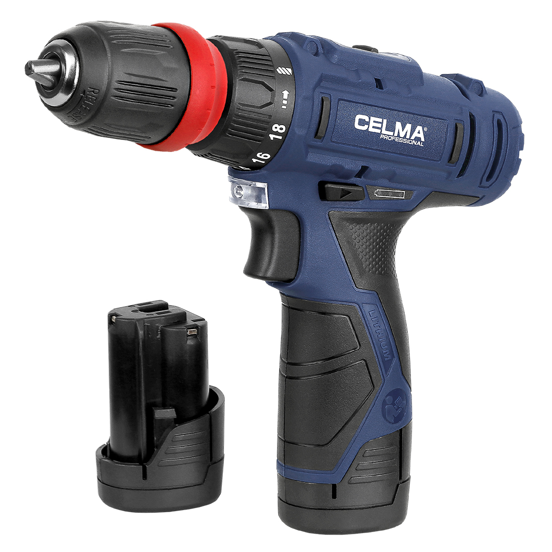 Wiertarko - wkrętarka CELMA Professional WAK-Li 12GEO 12V 2x1,5Ah 32Nm - Celma Professional zdjęcie 3