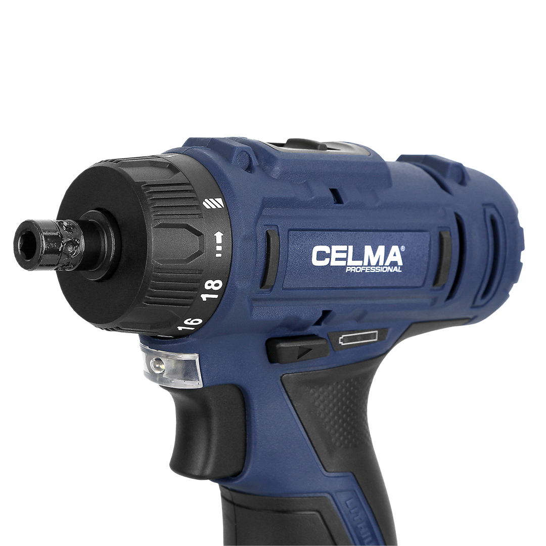 Wiertarko - wkrętarka CELMA Professional WAK-Li 12GEO 12V 2x1,5Ah 32Nm - Celma Professional zdjęcie 4