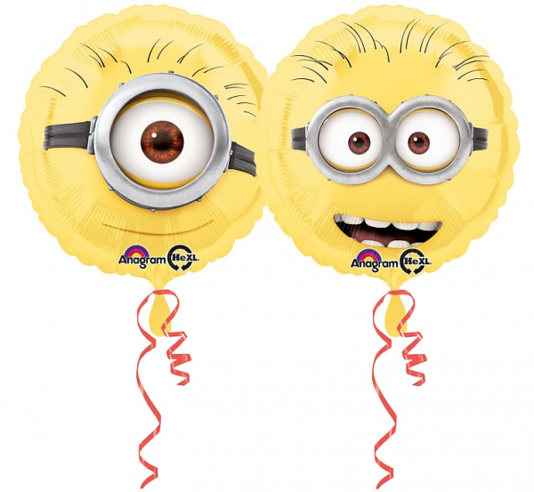 Balon foliowy 18'' CIR- "Minion", Minionki - Amscan zdjęcie 1