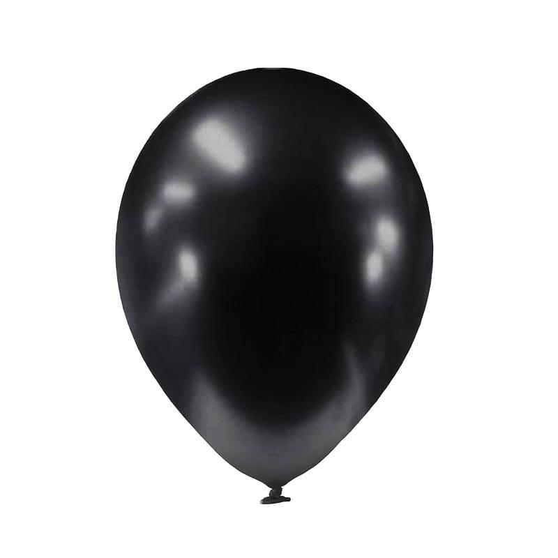 Balony lateksowe 12" Chrom, Ciemny Grafit, 30cm, 50 szt. zestaw, lustrzane - Flowballoons zdjęcie 1