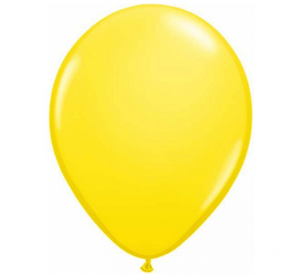 Balon QL 11", pastel żółty / 25 szt., zestaw - Qualatex zdjęcie 1