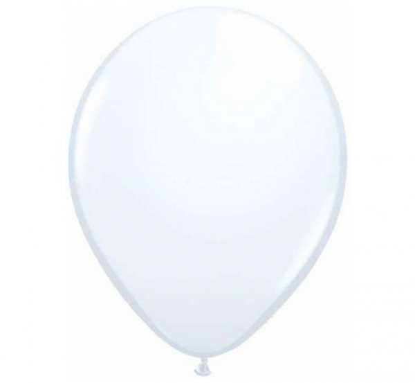 Balon QL 5", pastel biały / 100 szt. ST ASORT, zestaw - Qualatex zdjęcie 1