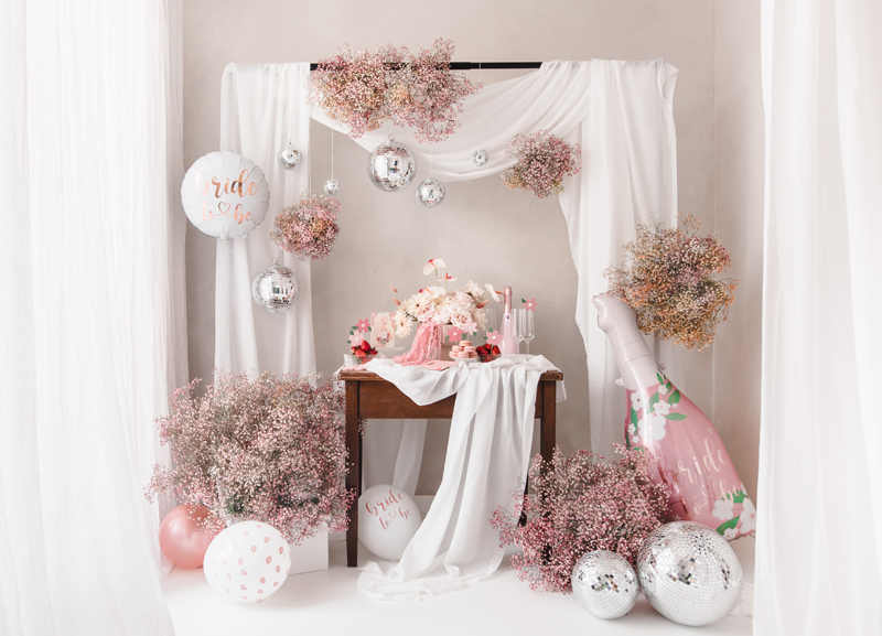 Balon foliowy Butelka Bride to be, 49.5x108.5 cm, wieczór panieński - PartyDeco zdjęcie 3