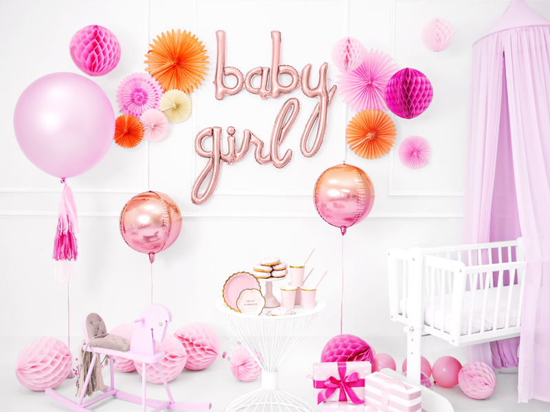 Balon okrągły 1m, Pastel Pink, 40", duży - różowy - PartyDeco zdjęcie 3
