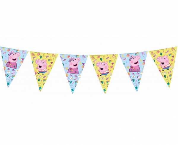 Banner Peppa Pig, 9 flag, 230 cm zdjęcie 1