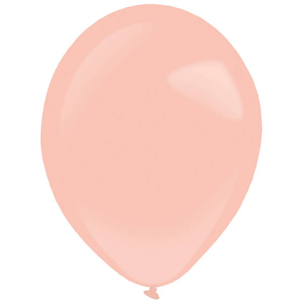 Balony lateksowe Decorator Pastelowe, Fashion Blush, Brzoskwinia, 12cm, 100 szt., zestaw - Amscan zdjęcie 1