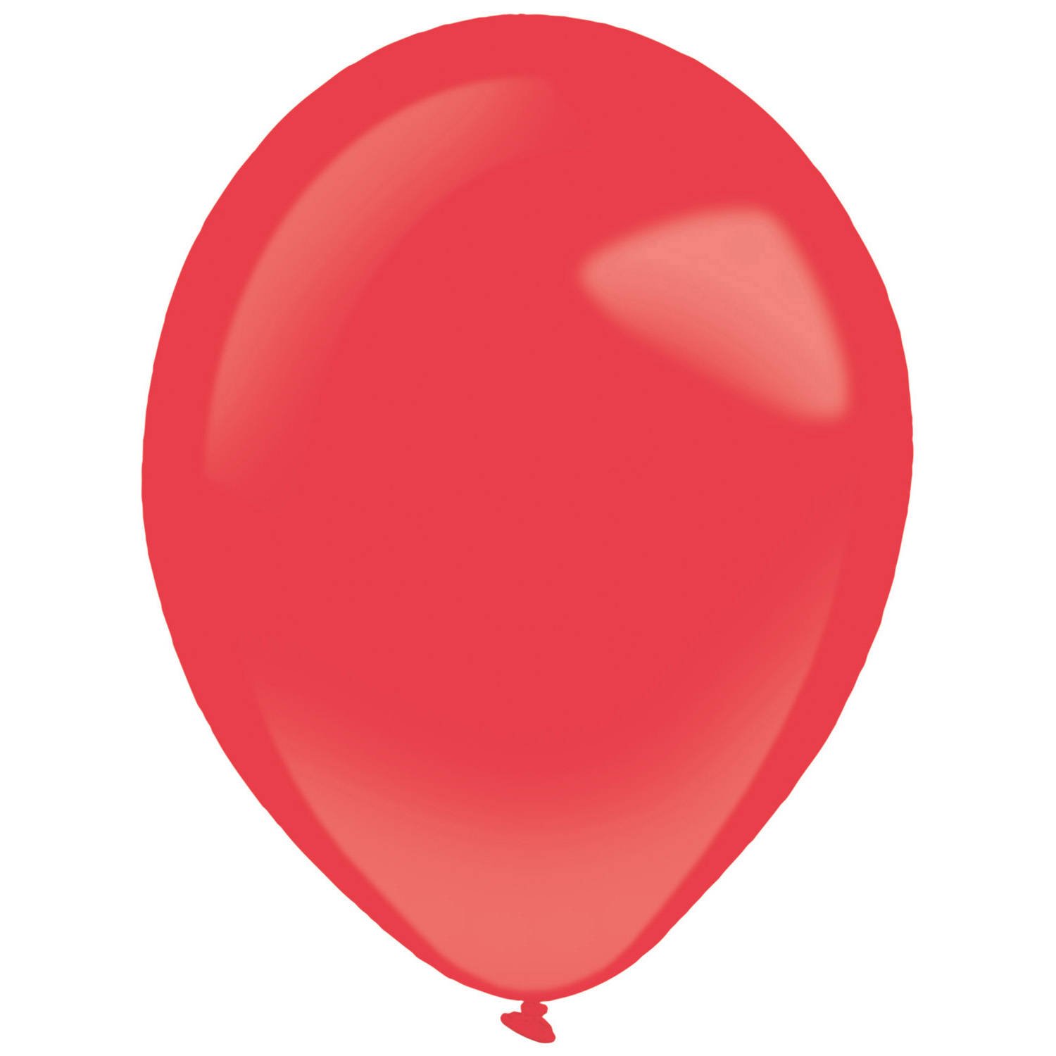 Balony lateksowe Decorator, Apple Red, Pastelowe Czerwone 28cm, 50 szt., zestaw - Amscan zdjęcie 1