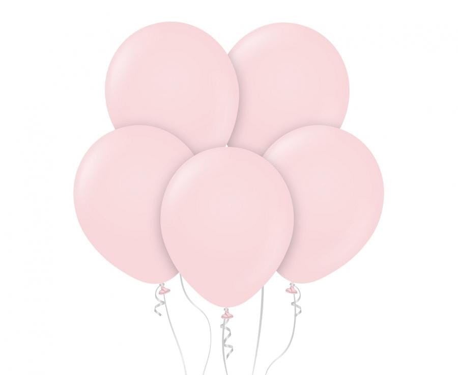 Balony Beauty&Charm, makaronowe jasno różowe 12"/ 10 szt. - Godan S.A. zdjęcie 1