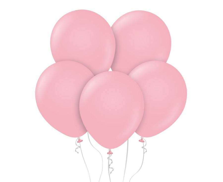 Balony Beauty&Charm, pastelowe flamingowy różowy 12"/ 10 szt., zestaw - Godan S.A. zdjęcie 1