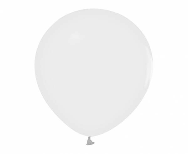 Balony Beauty&Charm, pastelowe białe 5"/ 20 szt., zestaw - Godan S.A. zdjęcie 1