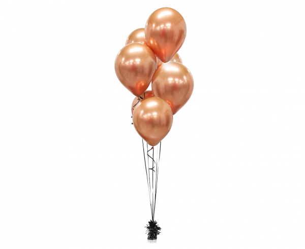 Balony Beauty&Charm, platynowe miedziane 12"/ 7 szt. - Godan S.A. zdjęcie 1