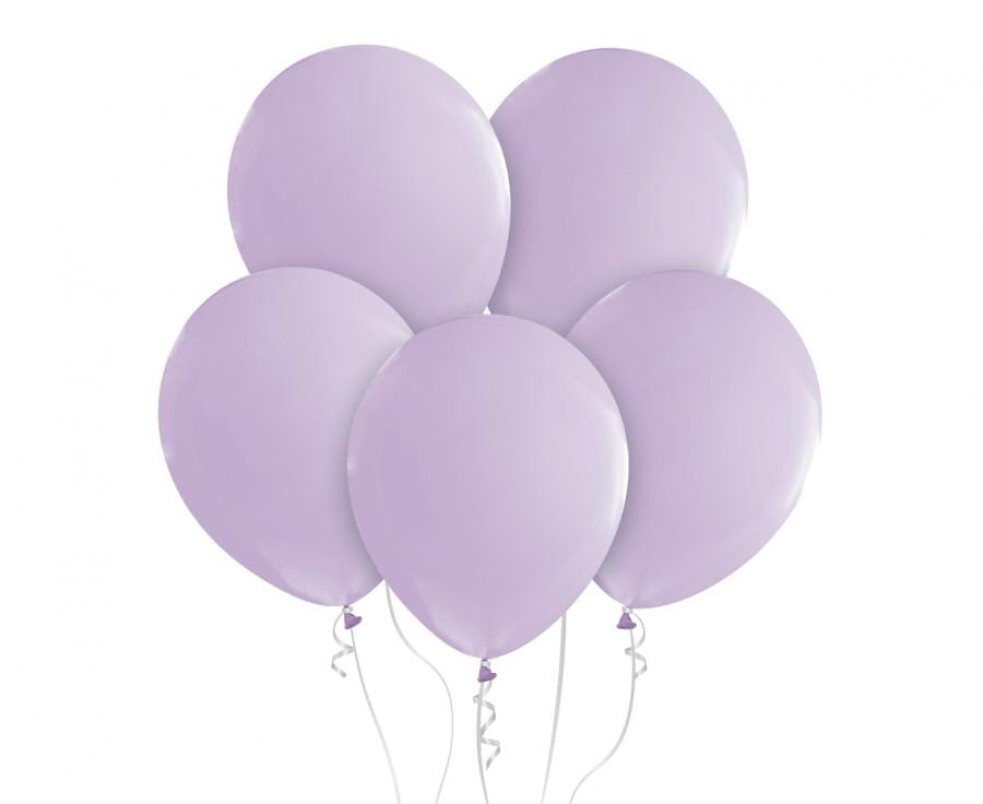 Balony Beauty&Charm, makaronowe lawendowe (fioletowe) 12"/ 50 szt., zestaw - Godan S.A. zdjęcie 1